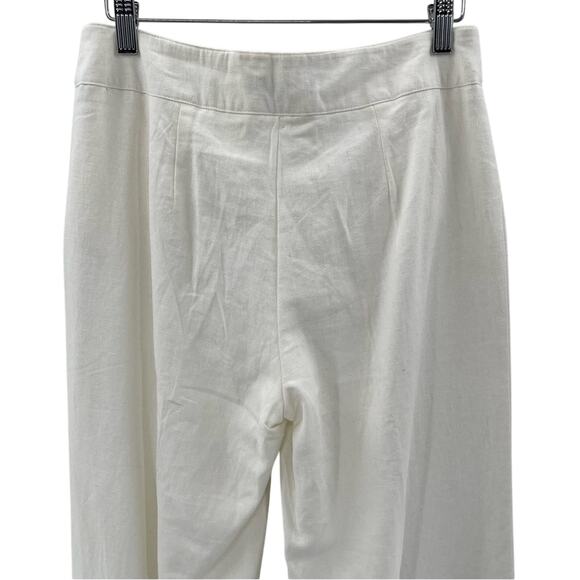 Chadwick’s Linen Wide Leg Pants Contoured High Waist Lined Pants Trousers Size 4 - Picture 8 of 12